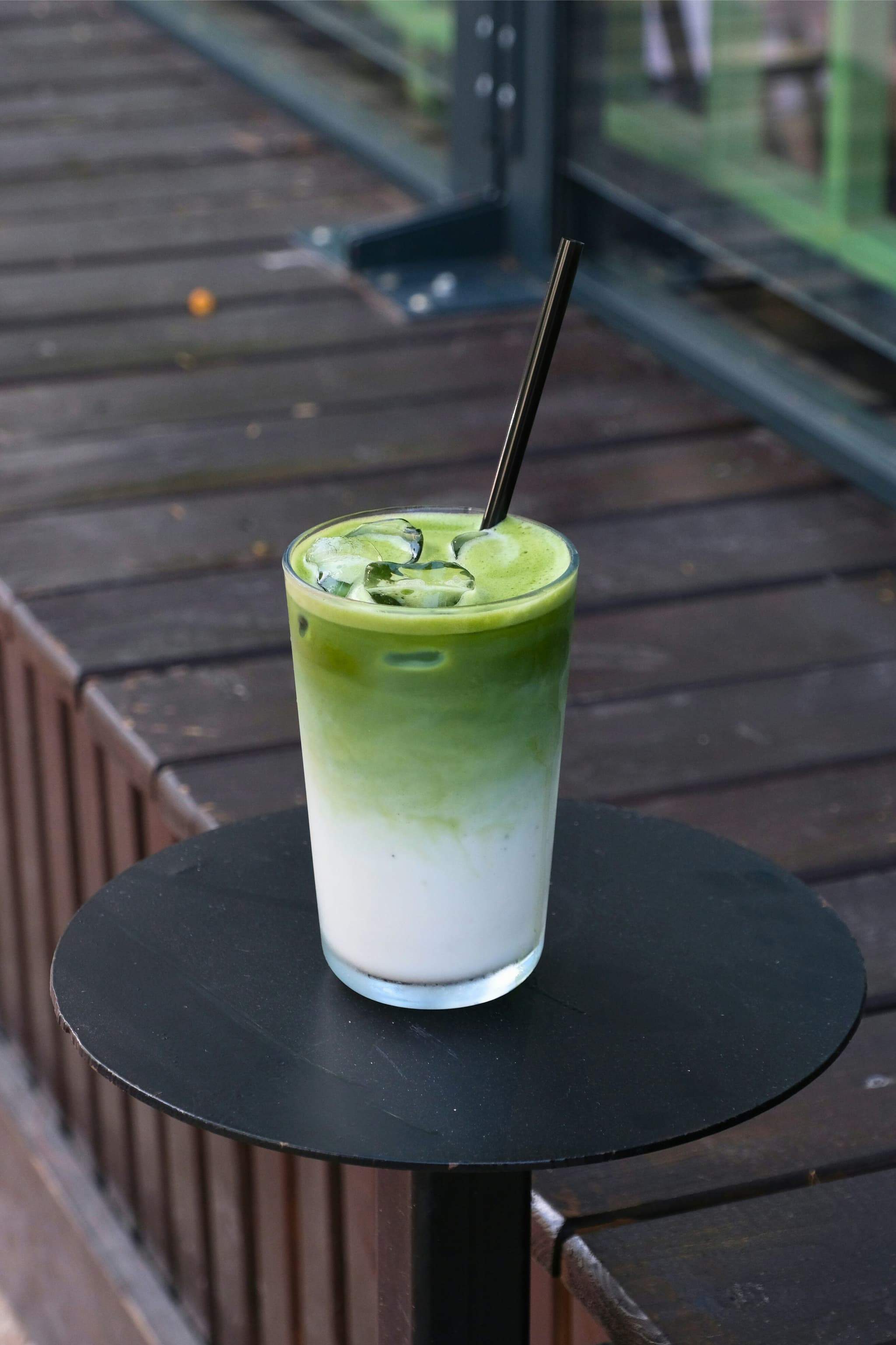 Forfriskende iced matcha