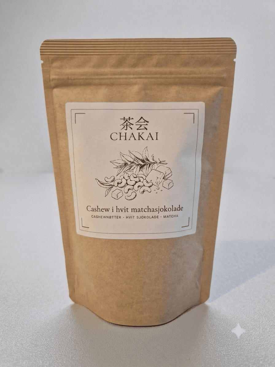 Cashew i matchasjokolade - miniatyrbilde 2